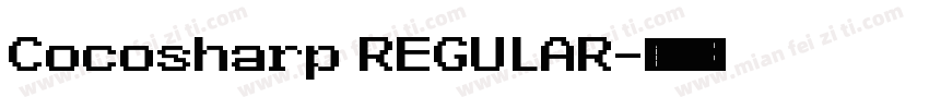 Cocosharp REGULAR字体转换